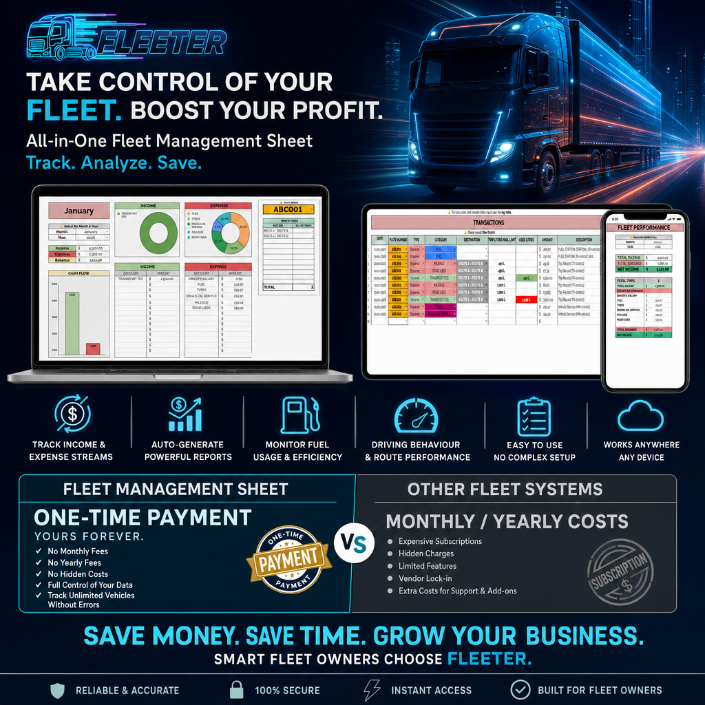 Fleet Management Sheet